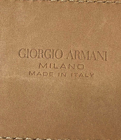 美品 ジョルジオアルマーニ エナメルベルト Y11314 レディース (75) GIORGIO ARMANI