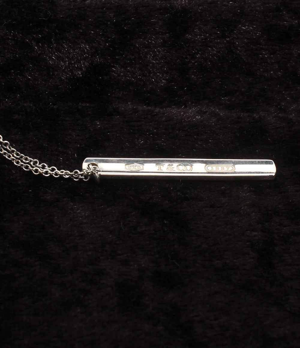 美品 Tiffany & Co. ネックレス SV925 1837 バー レディース ティファニー