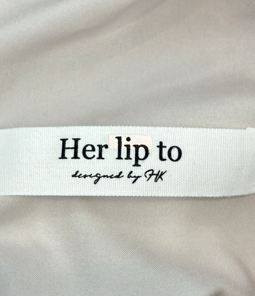 美品 Her lip to 半袖ワンピース Eliza Croquis Floral Dress 1261305098 レディース SIZE S ハーリップトゥ
