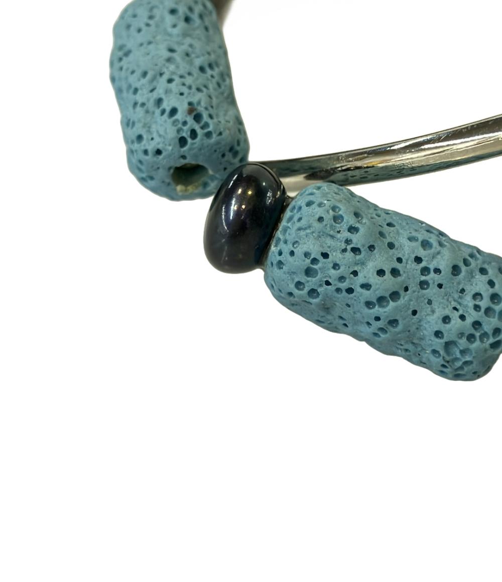 トーガ ブレスレット  2WAYレザー ストーン ユニセックス TOGA