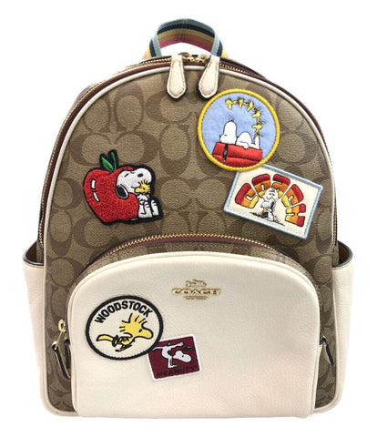 コーチ ミニリュック PEANUTS SNOOPY スヌーピー シグネチャー C4115 レディース COACH–rehello by BOOKOFF