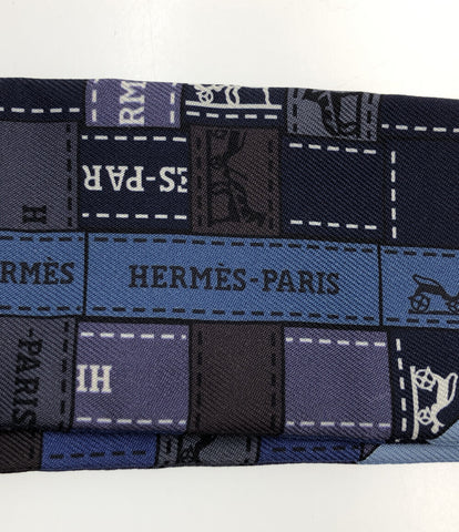エルメス 美品 ツイリースカーフ シルク100％ ボルデュック チェック  Bolduc au Carre    レディース  (複数サイズ) HERMES