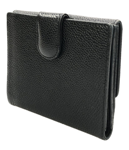 シャネル  二つ折り財布  キャビアスキン    レディース  (2つ折り財布) CHANEL