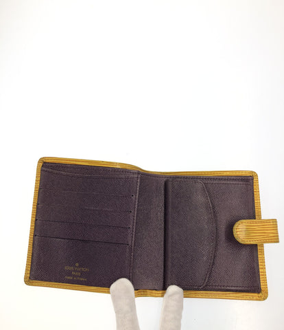 ルイヴィトン  二つ折り財布 ポルトビエコンパクト エピ   M63559 レディース  (2つ折り財布) Louis Vuitton