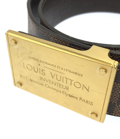 ルイヴィトン  ベルト ゴールド金具 ネオアンヴァントゥール サンチュール ダミエ   M9235 メンズ SIZE 95 (複数サイズ) Louis Vuitton