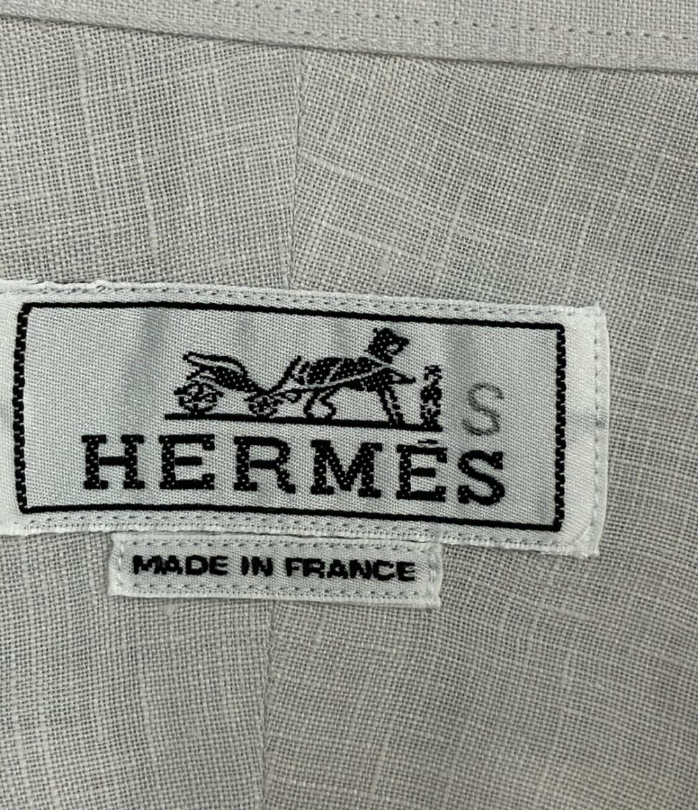 エルメス 長袖シャツ リネン メンズ SIZE 43 17 (2XL) HERMES