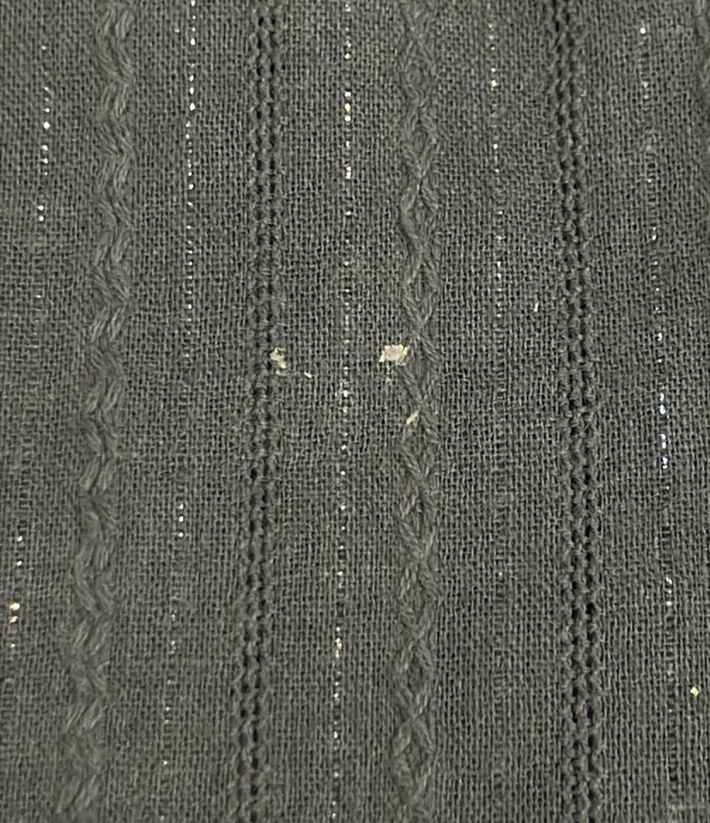 sara mallika 半袖 コットン ジャカード ミラー 刺繍 ドレス ワンピース レディース SIZE S サラマリカ