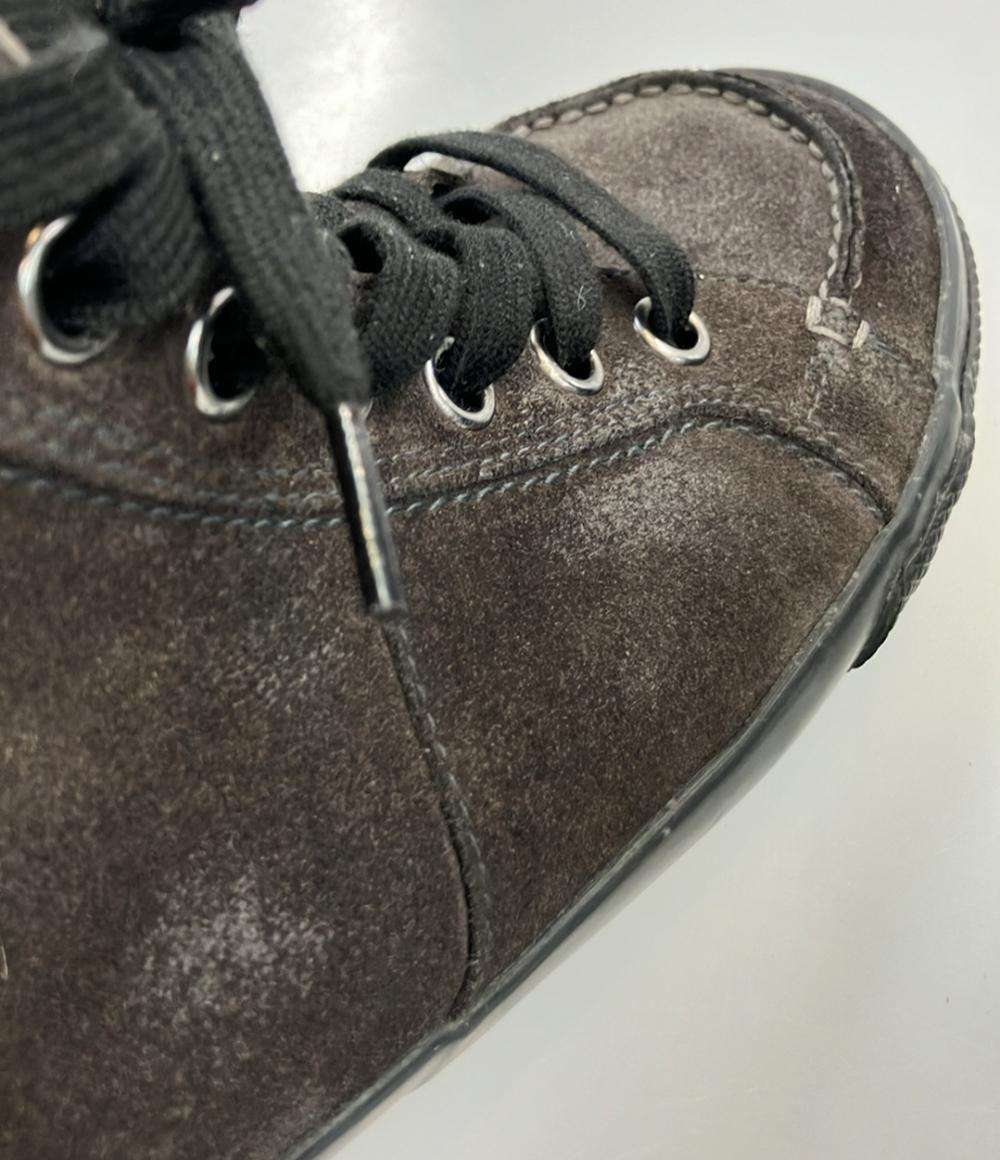 PRADA ハイカットスニーカー スエード メンズ SIZE 6.5 (25.5cm) プラダ