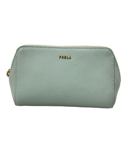 美品 FURLA ポーチ コスメポーチ レザー レディース フルラ