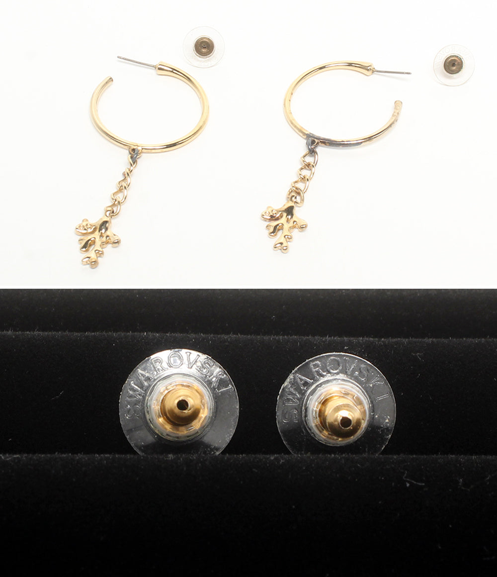 SWAROVSKI ネックレス ピアス ブローチ 3点セット レディース スワロフスキー