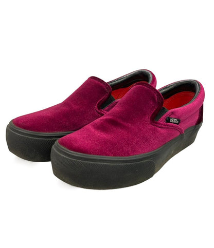 VANS ベルベット厚底スリッポン スリッポン シック 540300-0003 レディース SIZE 22.5 (S) ヴァンズ