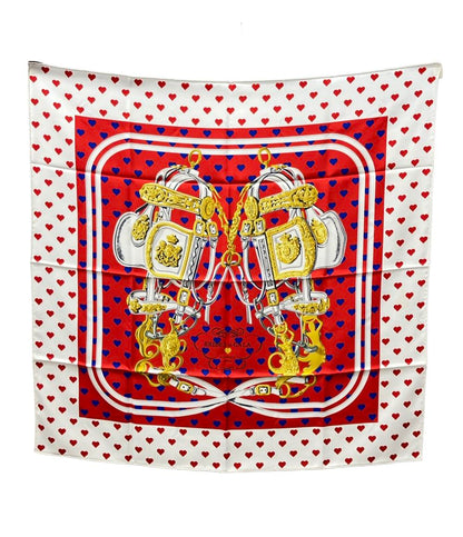 美品 HERMES スカーフ シルク100% カレ90 BRIDES de GALA レディース エルメス