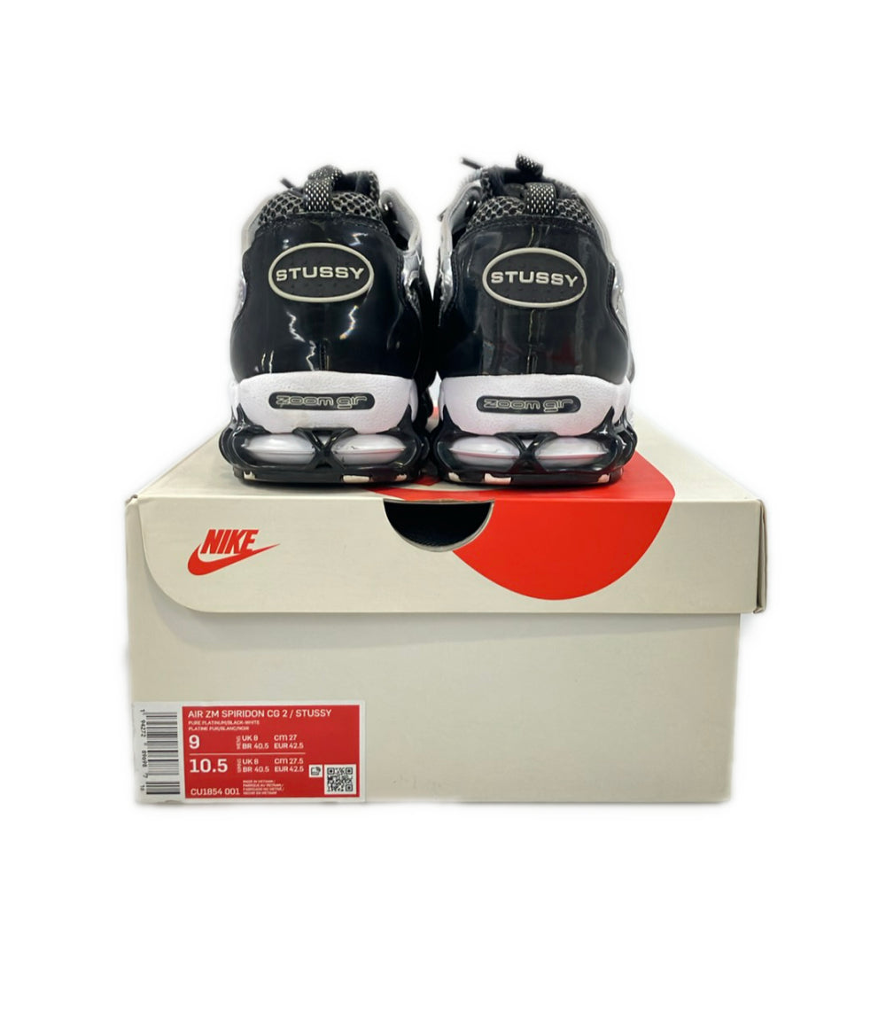 NIKE ローカットスニーカー × STUSSY AIR ZOOM SPIRIDON CAGE 2 CU1854-001 メンズ SIZE 27.0 ナイキ