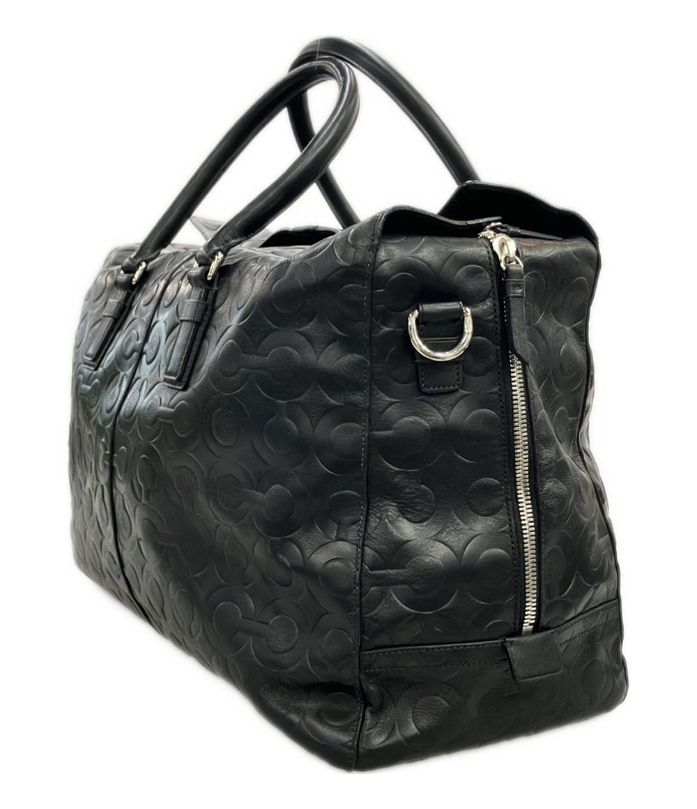 COACH ボストンバッグ ショルダーバッグ 2WAY 斜め掛け レザー
