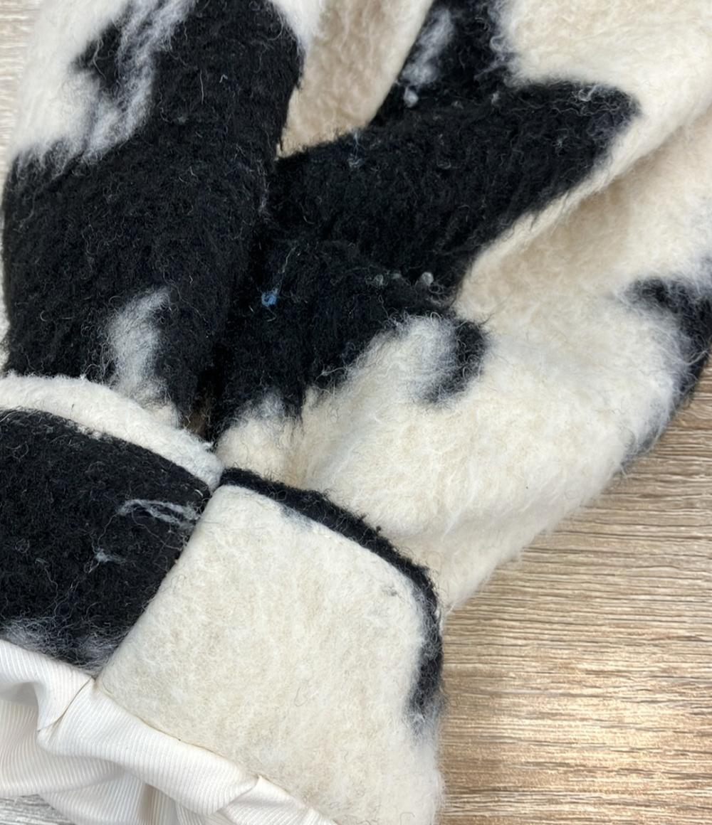 AMERI ピーコート ウールスライバー 花柄 ロング UND SHADOW FLOWER WOOL 02320760360 レディース SIZE S アメリ