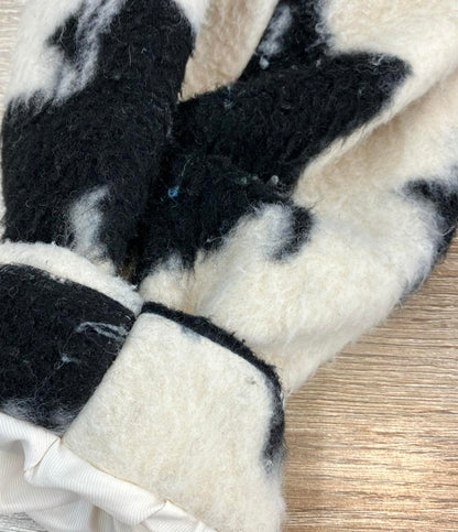 AMERI ピーコート ウールスライバー 花柄 ロング UND SHADOW FLOWER WOOL 02320760360 レディース SIZE S アメリ