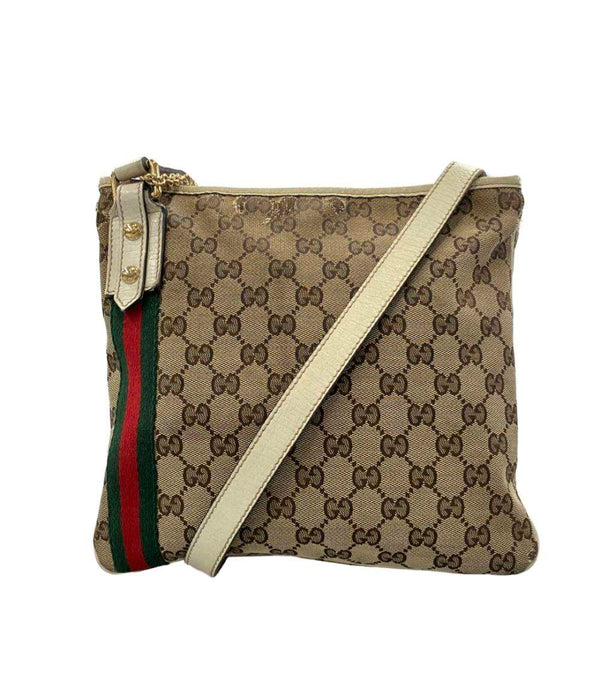 GUCCI ショルダーバッグ 斜め掛け GGキャンバス 144388 002058