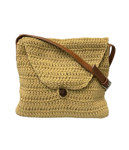 ラルフローレン ショルダーバッグ 斜め掛け 編み込み レディース RALPH LAUREN