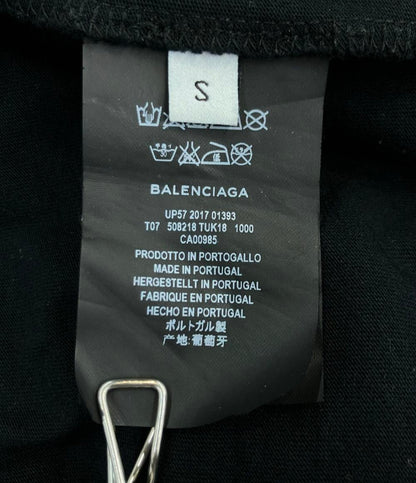 美品 BALENCIAGA 半袖Tシャツ 胸ポケット メンズ SIZE S バレンシアガ