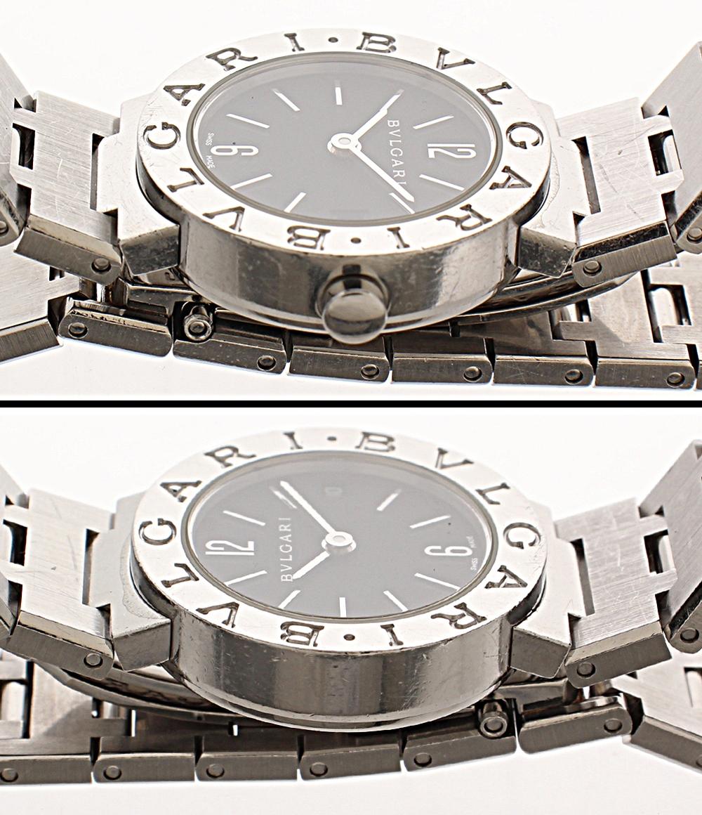 BVLGARI 腕時計 ブルガリブルガリ クオーツ ブラック BB23SS レディース ブルガリ