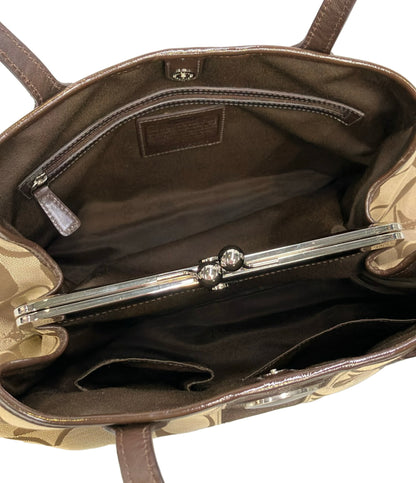 COACH トートバッグ がま口 シグネチャー F13533 レディース コーチ