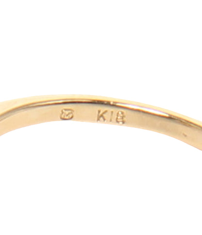MIKIMOTO リング 指輪 K18 パール 3.0-4.0mm リボンモチーフ レディース SIZE 10号 ミキモト