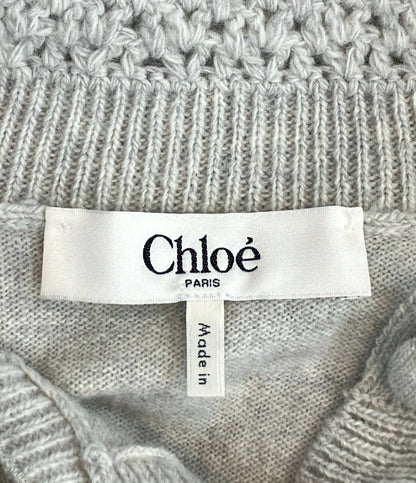 美品 Chloe PARIS 長袖 ニット CH26SMC035300NM レディース SIZE M クロエ パリス