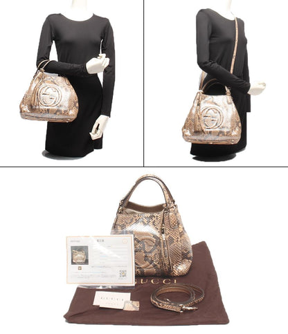 グッチ 2wayハンドバッグ ショルダーバッグ 斜め掛け ソーホー 336751 525040 レディース GUCCI