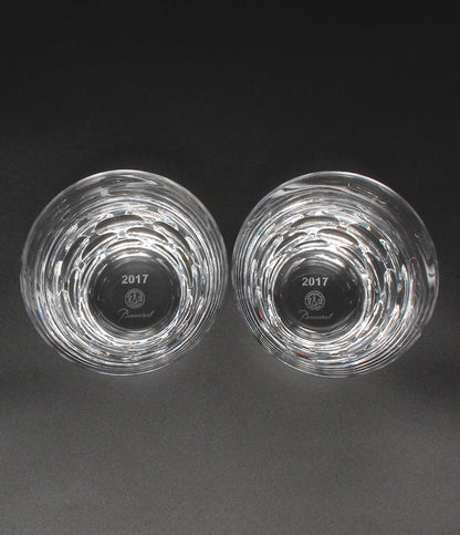 美品 Baccarat イヤータンブラー グラス 2点セット ペア 2017 ルチア バカラ
