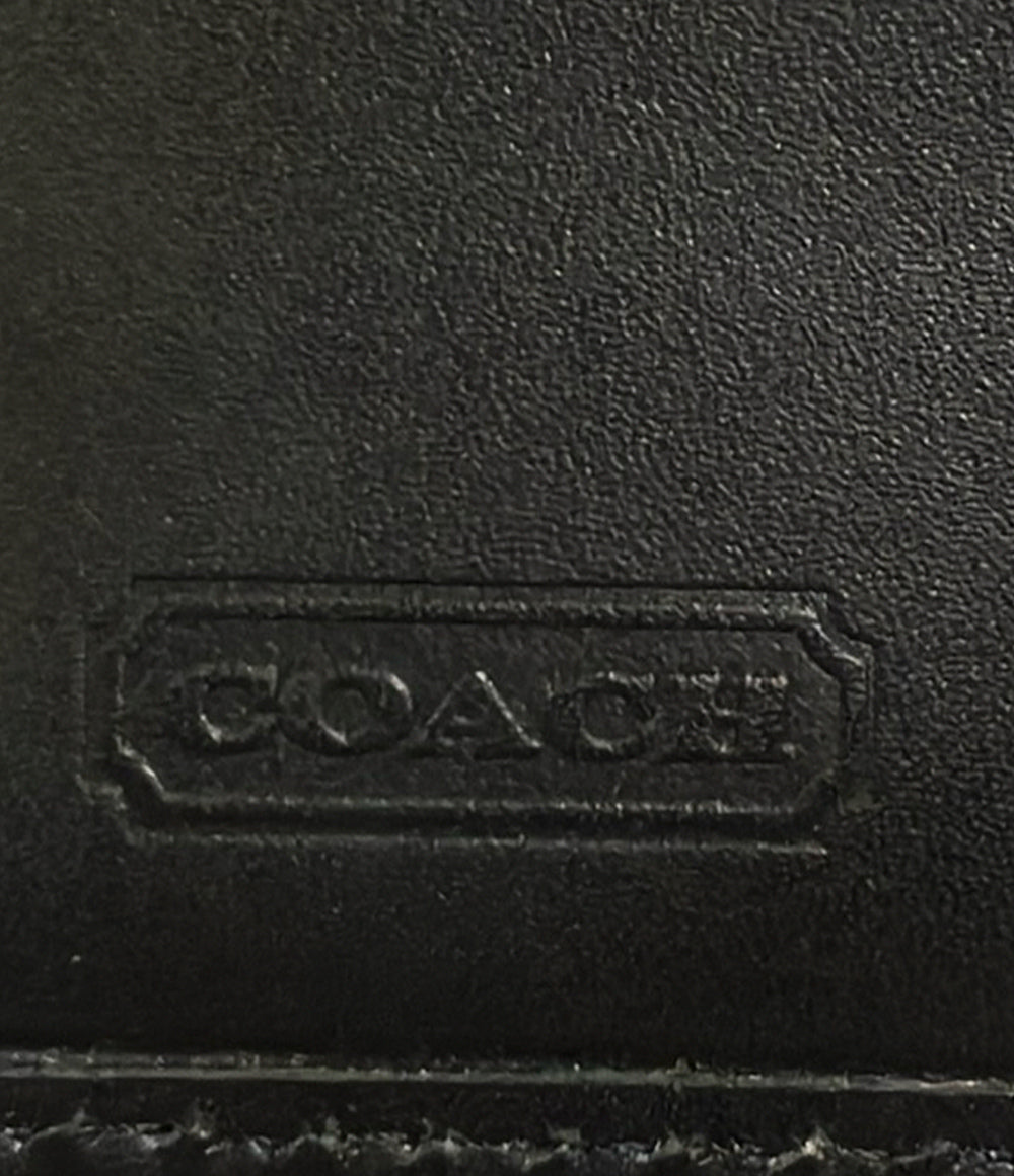 美品 COACH 二つ折り財布 ミニシグネチャー レディース コーチ