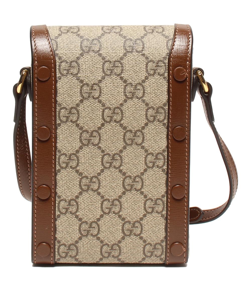美品 GUCCI ショルダーバッグ 斜め掛け ホースビット 625615 0416 レディース メンズ グッチ
