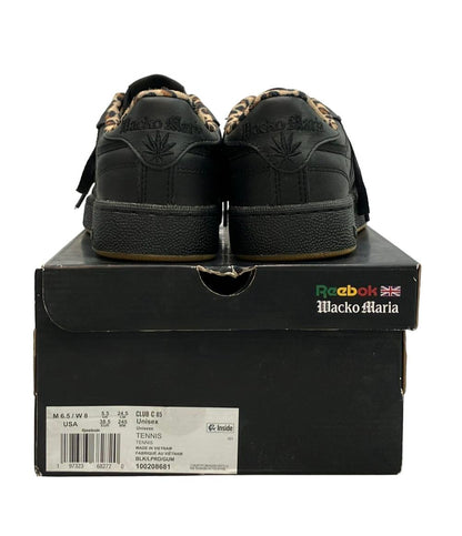 美品 Reebok WACKO MARIA ローカットスニーカー CLUB C 85 100208681 レディース SIZE 24.5 (L) リーボック ワコマリア