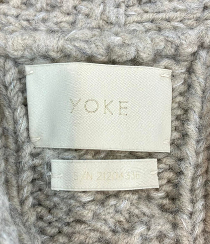 ヨーク 編みケーブルカーディガン メンズ SIZE 1 (S) YOKE