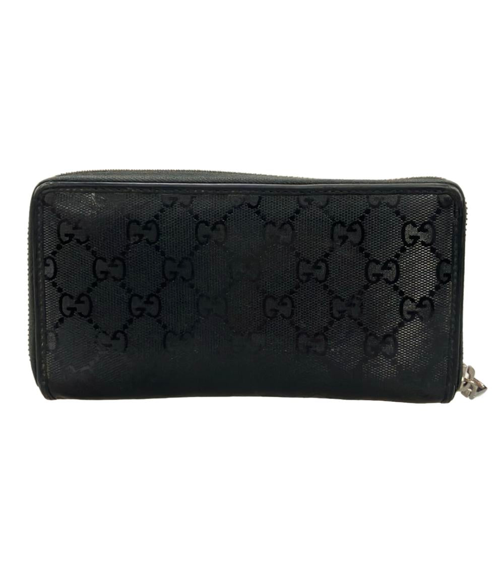 GUCCI ラウンドファスナー長財布 レザー GGインプリメ 307982 203887 レディース グッチ