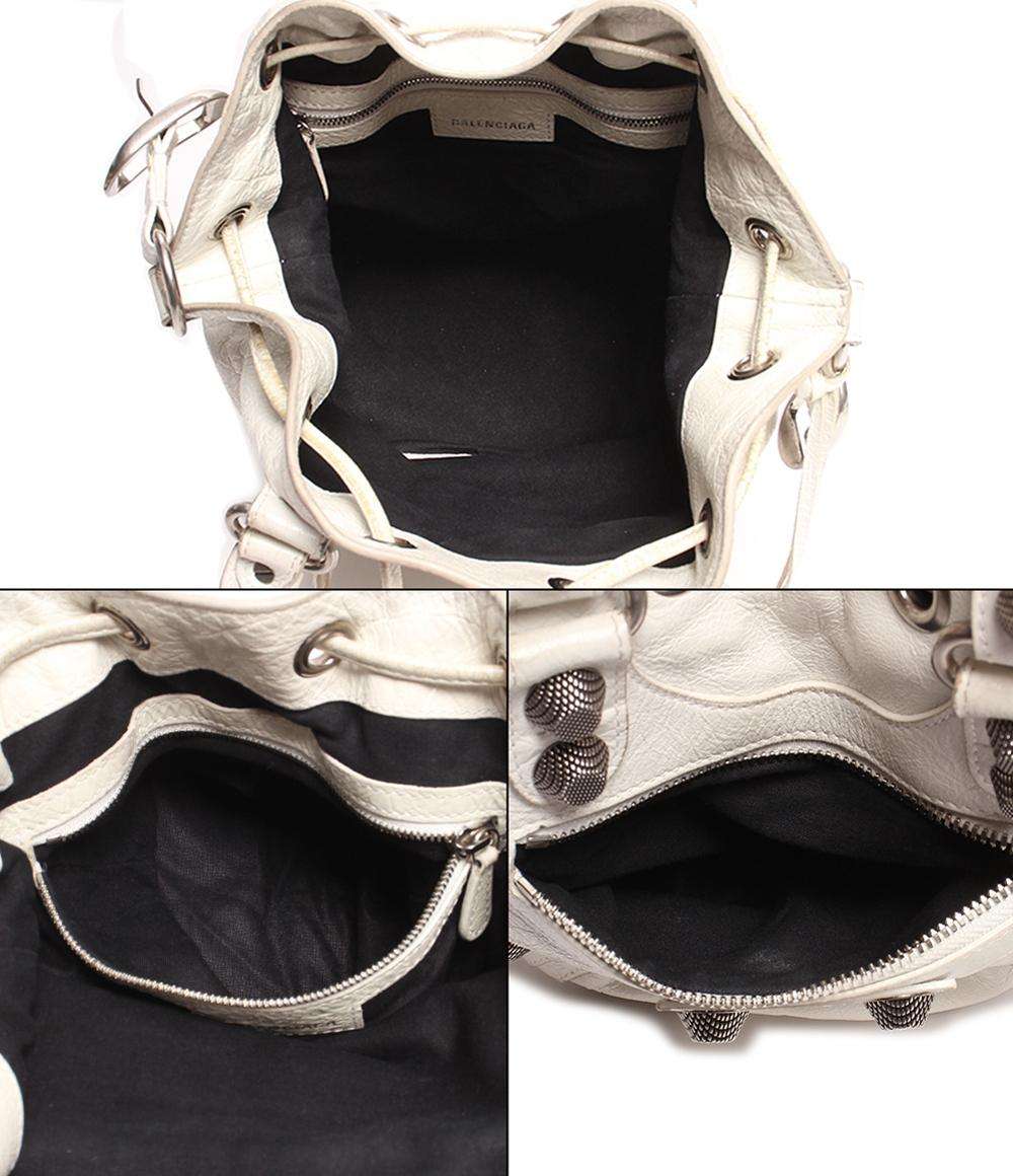 バレンシアガ 2way レザー ショルダーバッグ シルバー金具 ルカゴールXS レディース BALENCIAGA