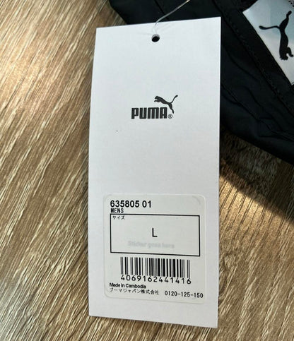 美品 PUMA コーチジャケット x REPRESENT タグ付き スナップボタン 裏地メッシュ素材 635805 01 メンズ SIZE L プーマ