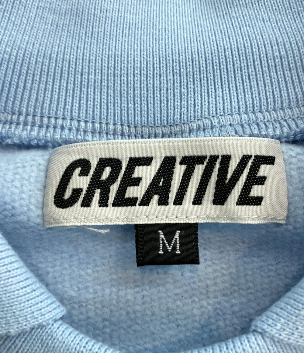 美品 クリエイティブドラッグストア 長袖スウェット 襟付き メンズ SIZE M CREATIVE DRUG STORE