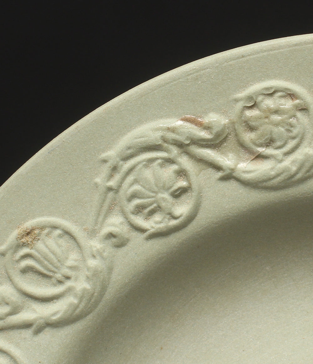 WEDGWOOD ピンディッシュ ラウンド トレイ 11cm ジャスパー セージグリーン ウエッジウッド
