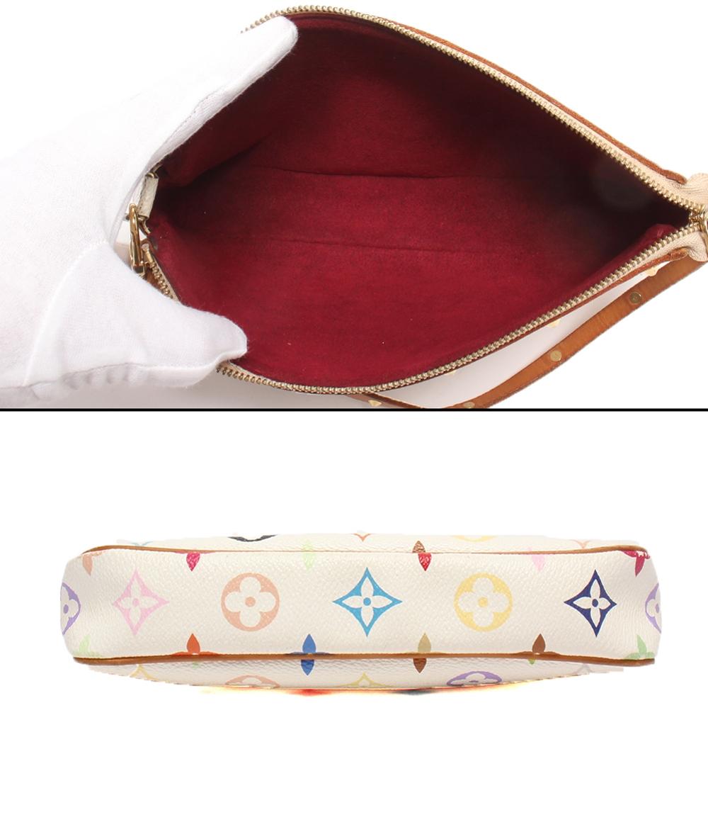 ルイ・ヴィトン ハンドバッグ アクセサリーポーチ 村上 隆 ポシェットアクセソワール マルチカラー M92649 レディース LOUIS VUITTON