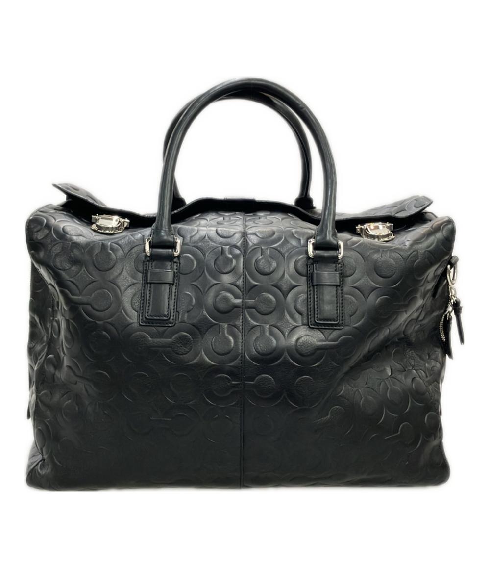 COACH ボストンバッグ ショルダーバッグ 2WAY 斜め掛け レザー オプアート 70254 ユニセックス コーチ