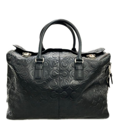 COACH ボストンバッグ ショルダーバッグ 2WAY 斜め掛け レザー オプアート 70254 ユニセックス コーチ