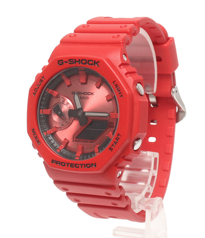 美品 CASIO 腕時計 G-SHOCK クオーツ GA-2100RRB メンズ カシオ