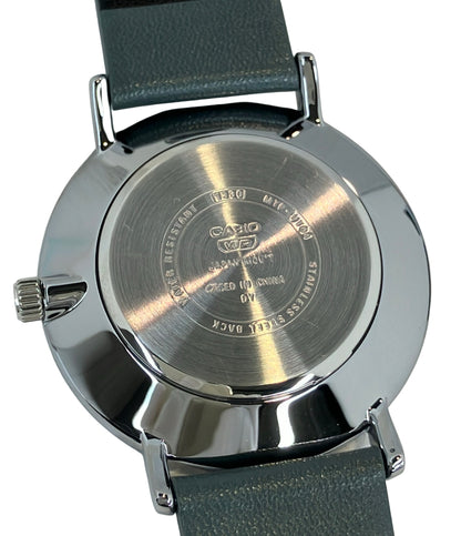 美品 CASIO 腕時計 クオーツ グレー MTP-VT04 レディース メンズ カシオ