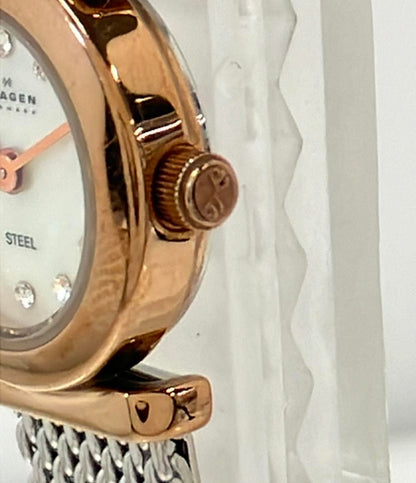 スカーゲン 腕時計 クオーツ シェル 107XSRR レディース SKAGEN