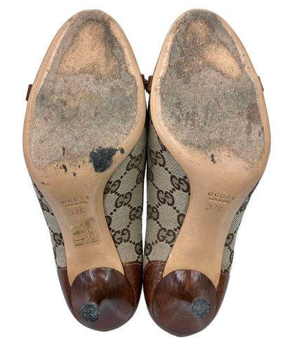 GUCCI GG柄バンブービットパンプス 138711 レディース SIZE 37 (24cm) グッチ