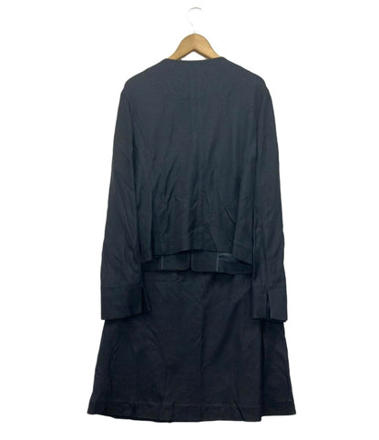 アマカ セットアップ スカートスーツ ノーカラー レディース SIZE 40 (L) AMACA