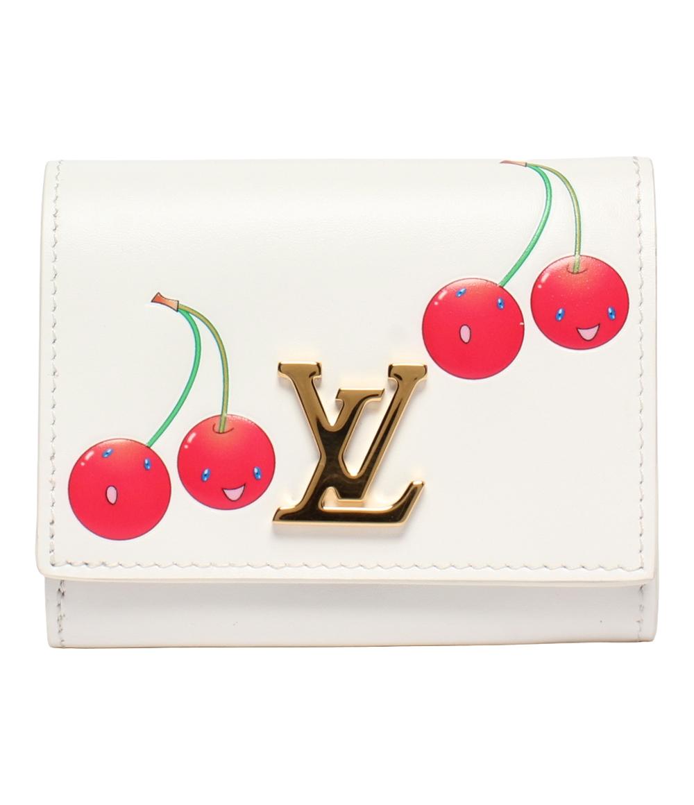 LOUIS VUITTON 二つ折り財布 LV×TM ポルトフォイユ カプシーヌ タイニー M14298 レディース ルイ・ヴィトン