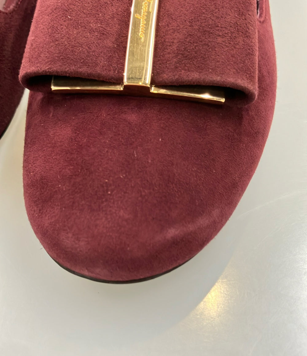 Salvatore Ferragamo パンプス スエード サルノ レディース SIZE 5 1/2