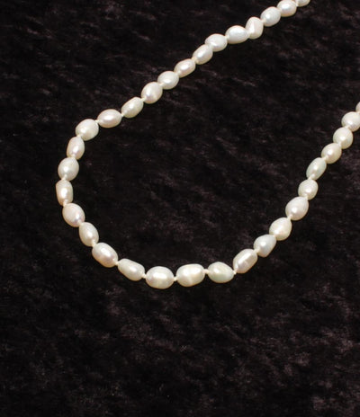 ロングネックレス 淡水パール レディース