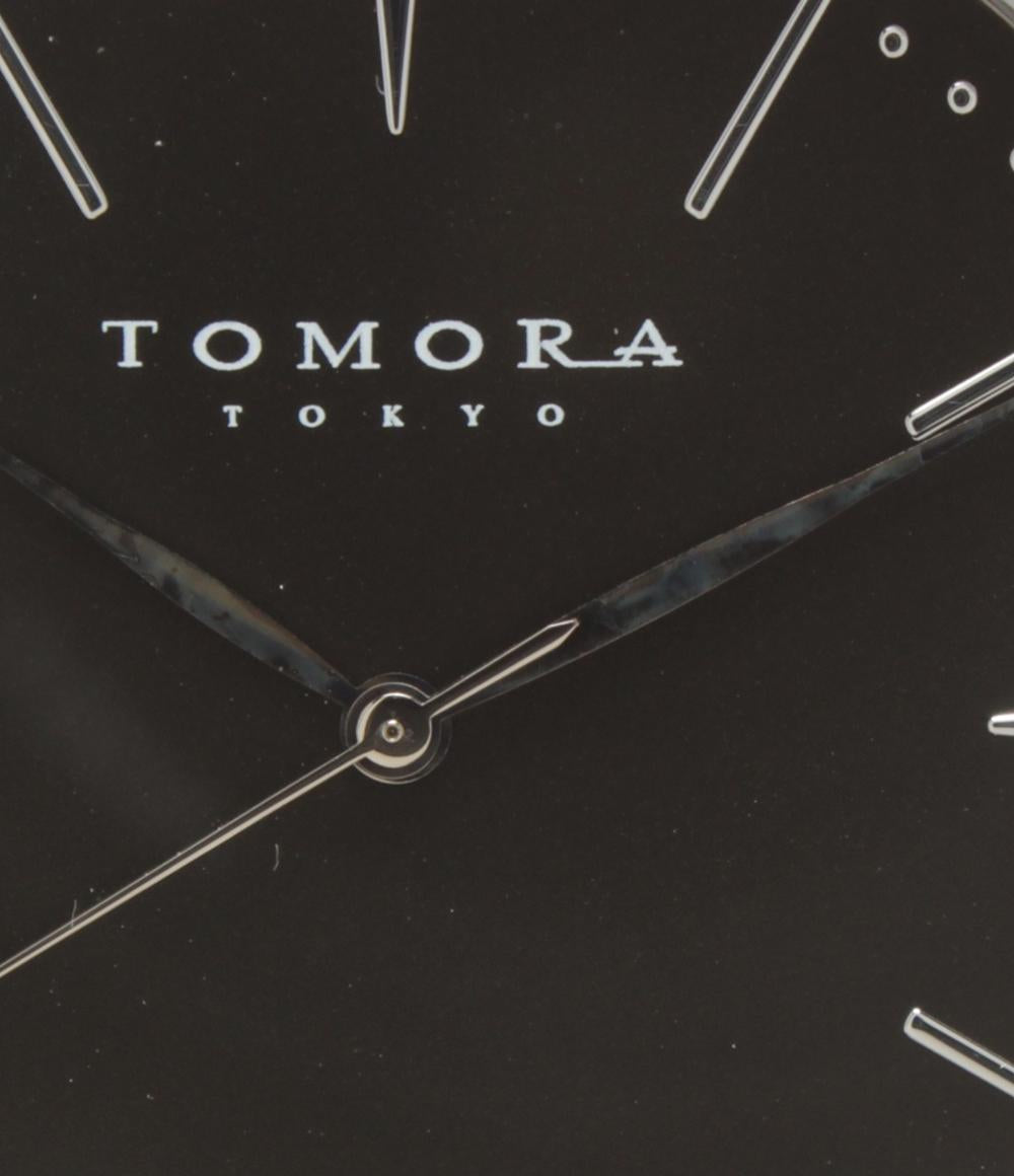 TOMORA TOKYO 腕時計 クオーツ ブラック T-1601 メンズ トモラトウキョウ